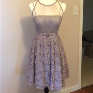 Adrianna Papell lilac dress